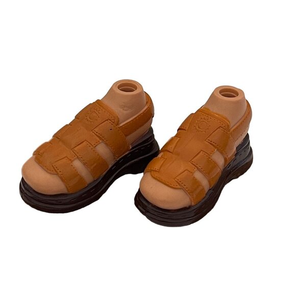 MGA Bratz Boyz Doll Rust Tan Platform Straps Sandal Shoes (Pre-owned) - Picture 3 of 9